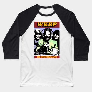 pop art wkrp in cincinnati radio station Baseball T-Shirt